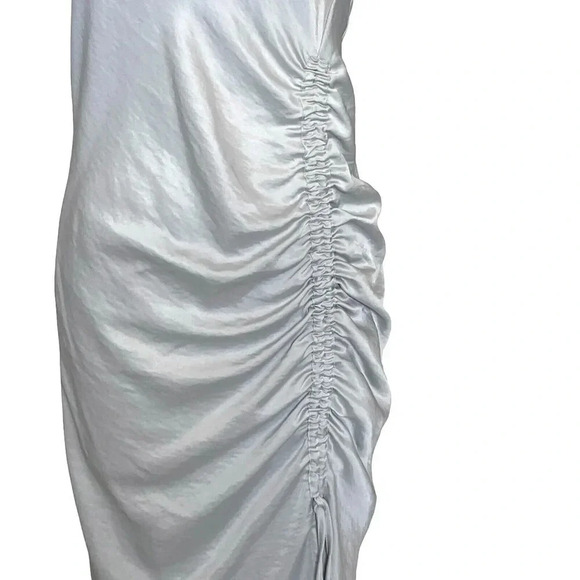 House of Harlow 1960 Silver Gray Satin MIDI dress size XS - Picture 6 of 10